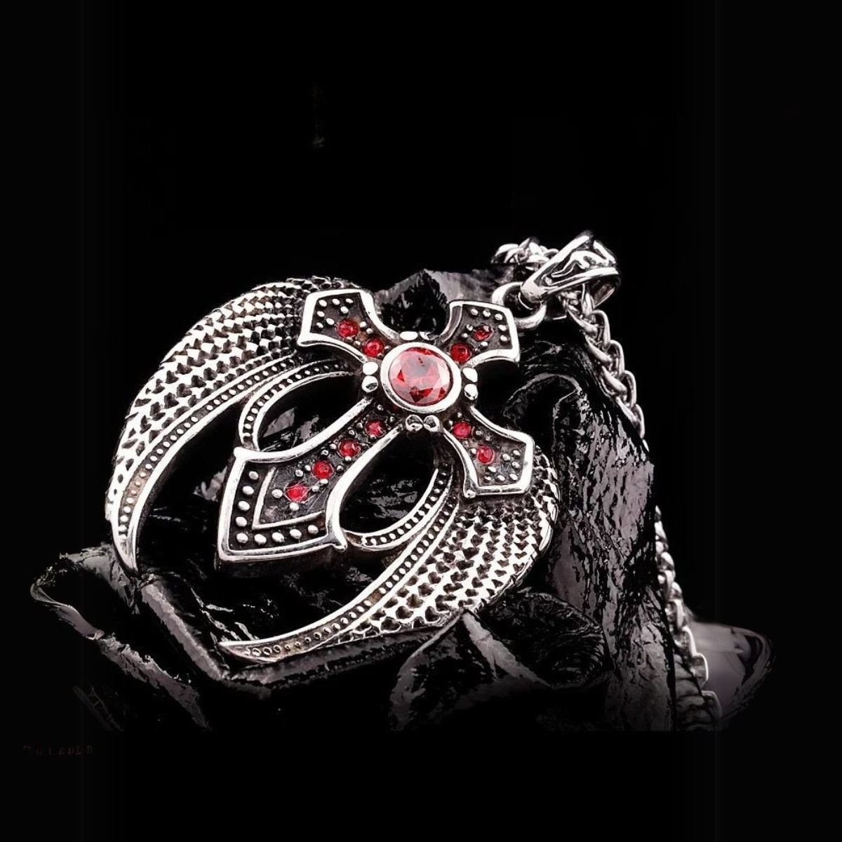 Obsidian Thornwing Cross